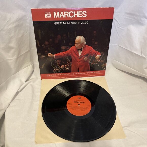 Great Moments Of Music Marches (Vinyl, 1980) Time Life STLS-7002 NM LP Record - Picture 2 of 9